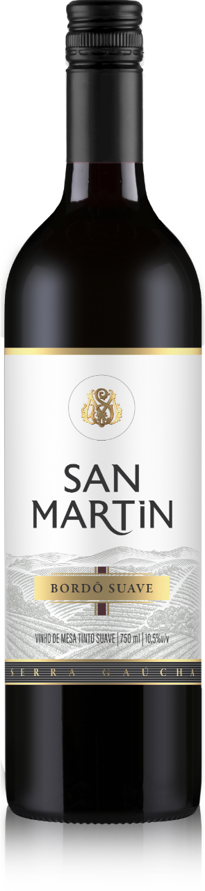 Vinho Tinto Suave Bordô San martin 750ml